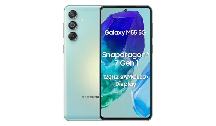 A new Samsung Galaxy M55 5G with Snapdragon 7 Gen 1 processor has been launched in India; find out more about its features and pricing