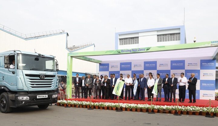 Hydrogen-powered heavy duty trucks for long haul transportation are being tested by Tata Motors